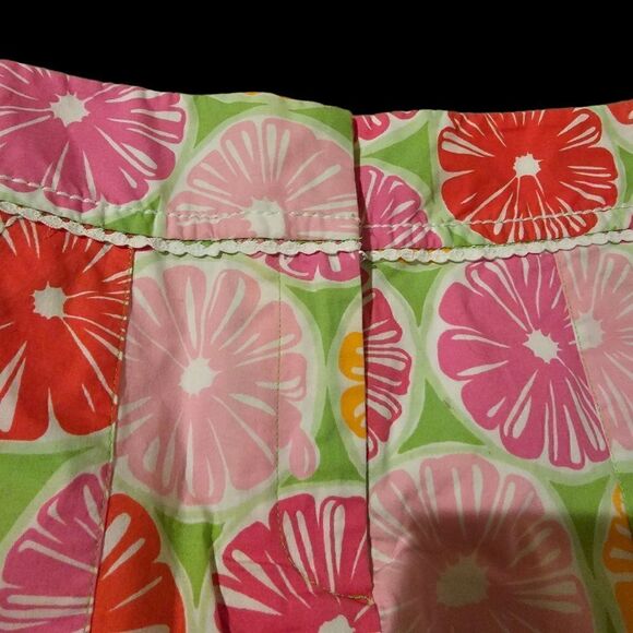 LILLY PULITZER Grapefruit Print Skirt - Size 4 - Picture 4 of 5